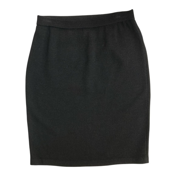 St. John‎ Evening Santana Knit Wool Blend Skirt - Picture 2 of 8